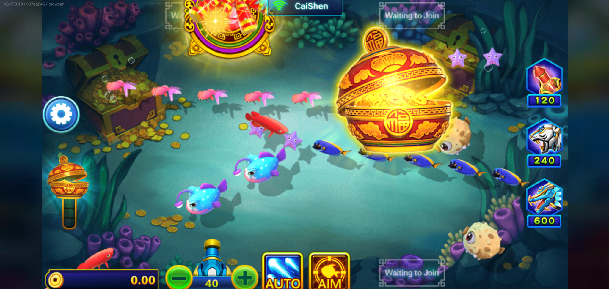 Công nghệ 3D hiện đại tại bắn cá phát tài 3D AU88